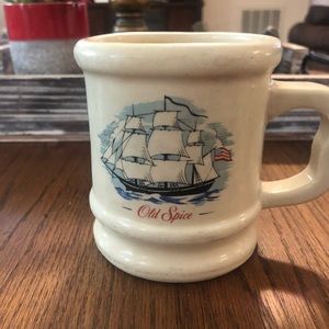 ☘️VTG Old Spice Shaving Mug Grand Turk Ship “D” Handle